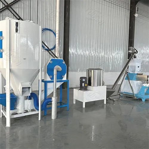 Balıkçılık yem üretim hattı