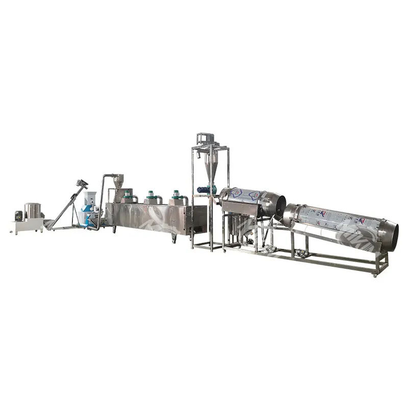 Balık Yemi Yapımı İçin Üretim Hattı